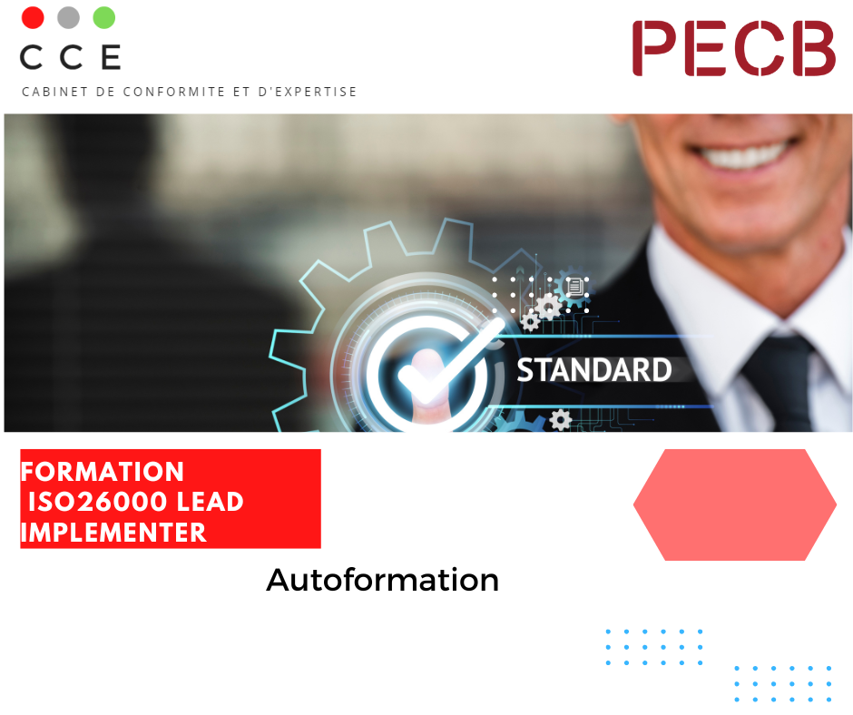 Lead implementer PECB ISO 26000 (autoformation)
